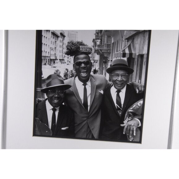 Vintage William Claxton framed print Earl ‘Fatha’ Hines All Stars Jazz photo - Picture 7 of 9